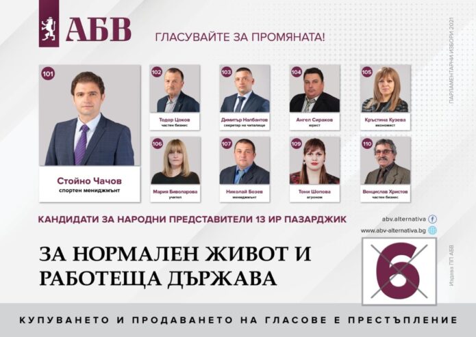Листа област Пазарджик