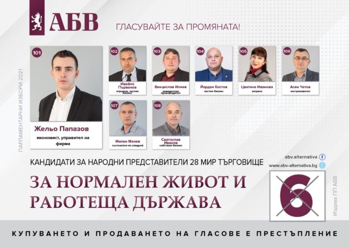 Листа област Търговище