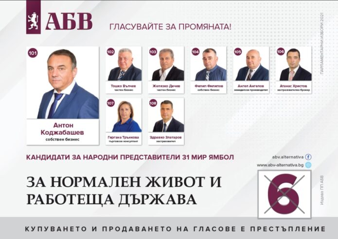 Листа област Ямбол